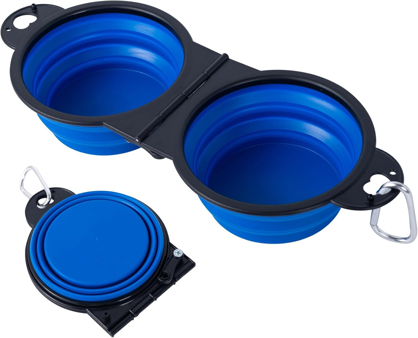 2-in-1 Collapsible Travel Dog Bowl